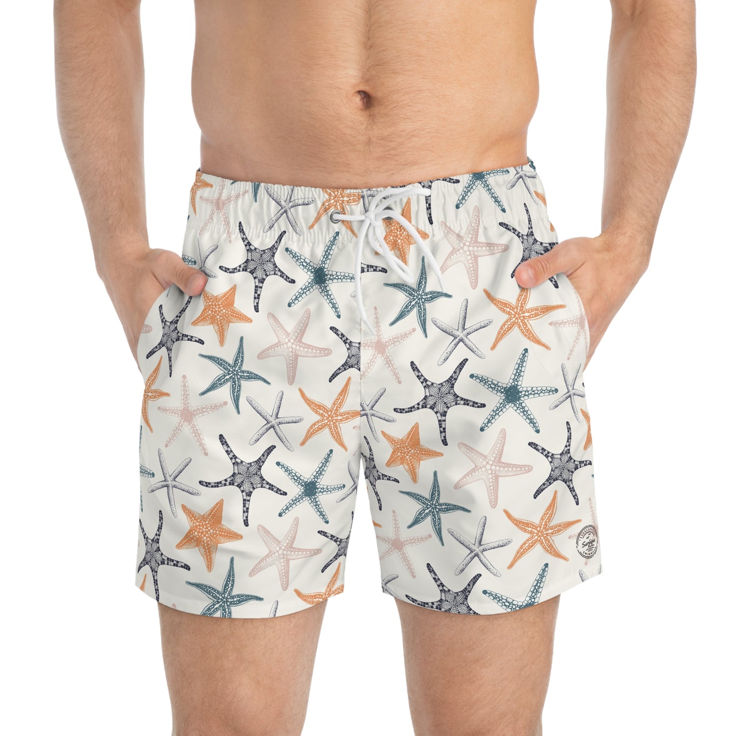 Hand Drawn Starfish Swimsuit
